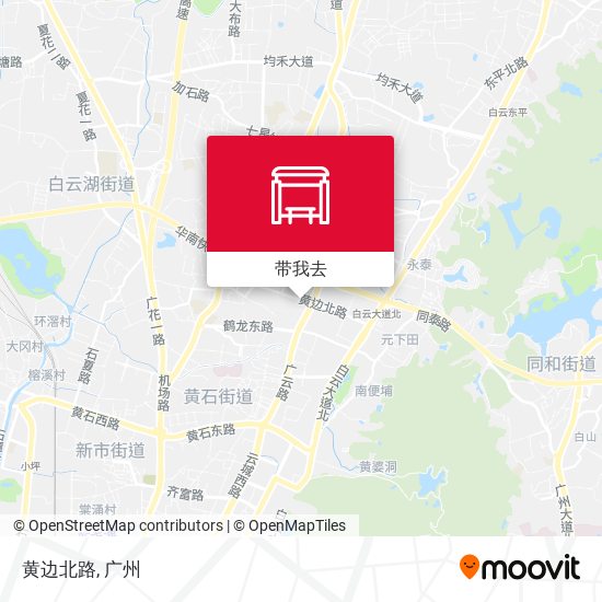 黄边北路地图