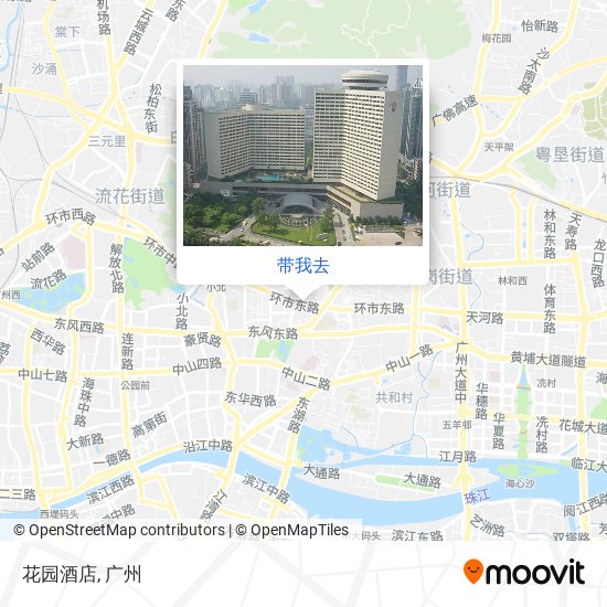 花园酒店地图