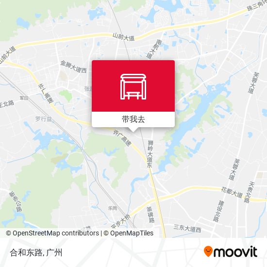 合和东路地图