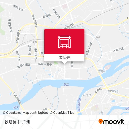 铁塔路中地图
