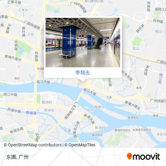 东圃地图
