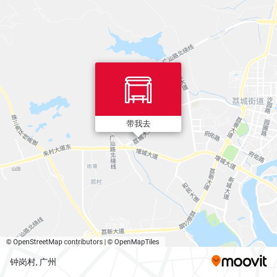 钟岗村地图