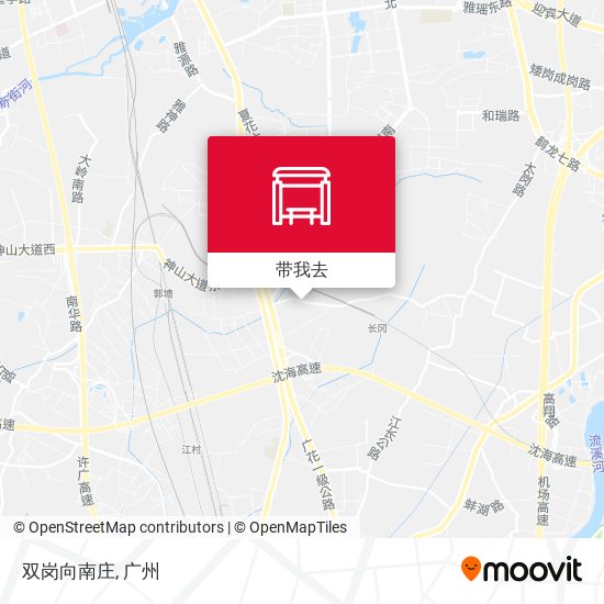 双岗向南庄地图