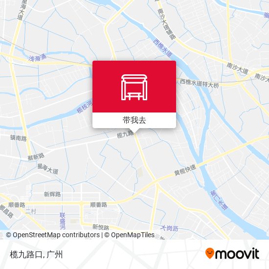 榄九路口地图