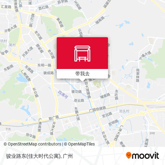 骏业路东(佳大时代公寓)地图