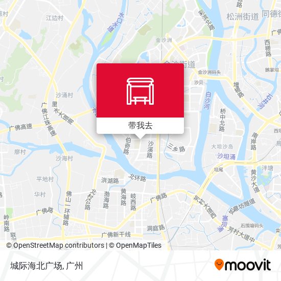 城际海北广场地图