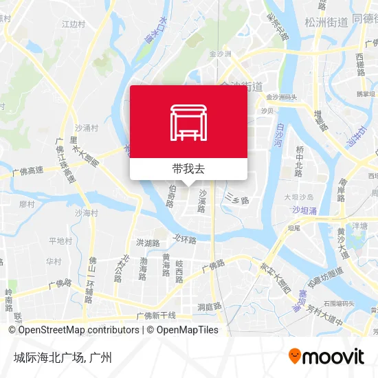 城际海北广场地图