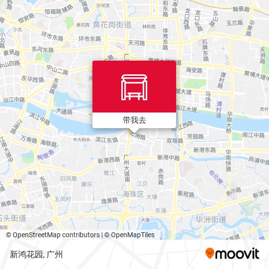 新鸿花园地图