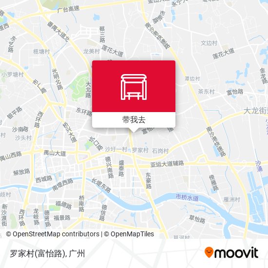 罗家村(富怡路)地图