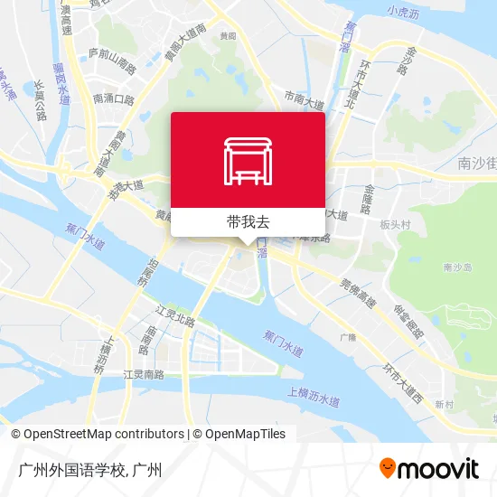 广州外国语学校地图