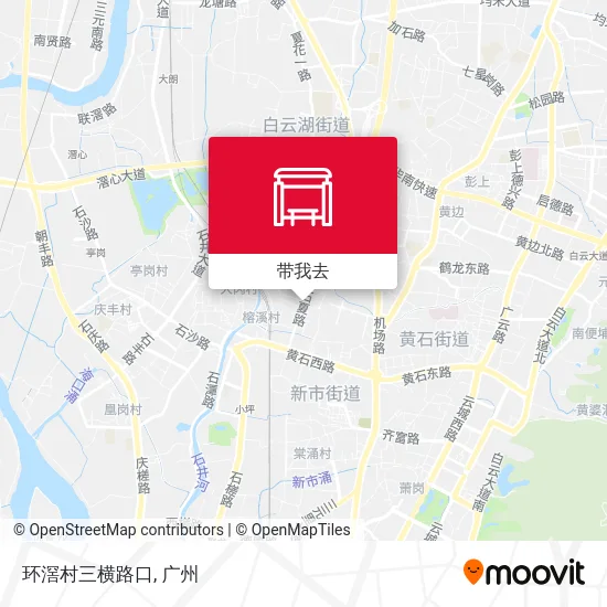 环滘村三横路口地图