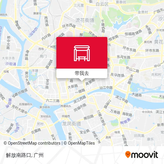 解放南路口地图