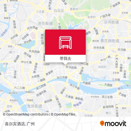 喜尔宾酒店地图
