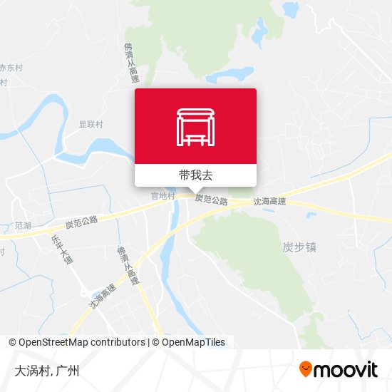 大涡村地图