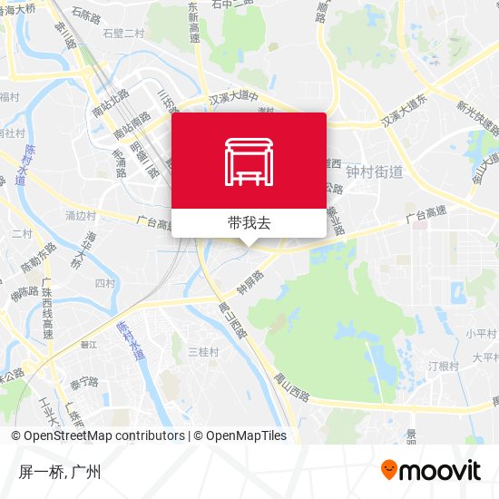 屏一桥地图