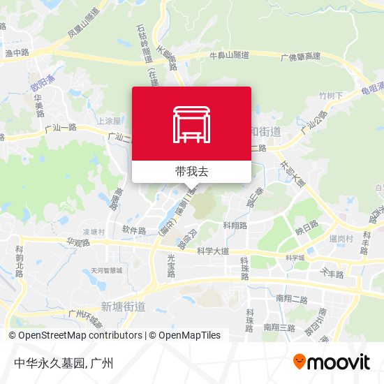 中华永久墓园地图