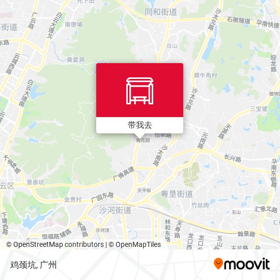 鸡颈坑地图