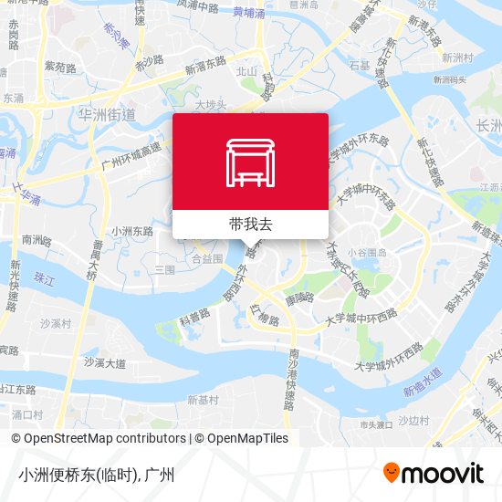 小洲便桥东(临时)地图