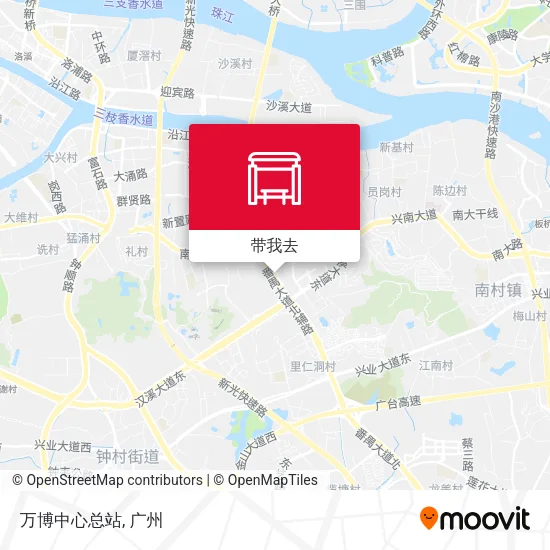 万博中心总站地图