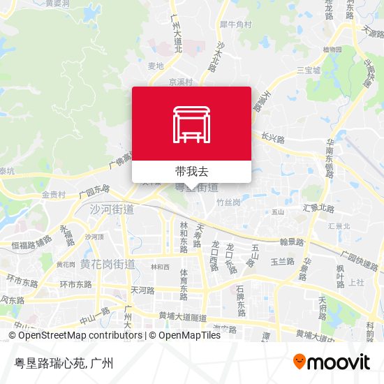 粤垦路瑞心苑地图