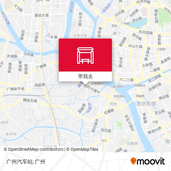 广州汽车站地图