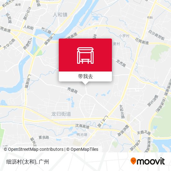 细沥村(太和)地图