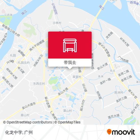 化龙中学地图
