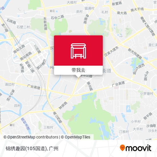 锦绣趣园(105国道)地图
