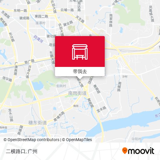 二横路口地图