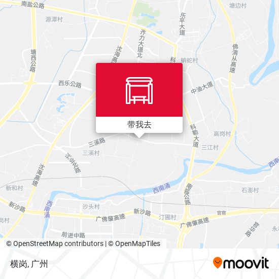 横岗地图
