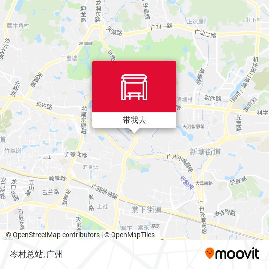 岑村总站地图