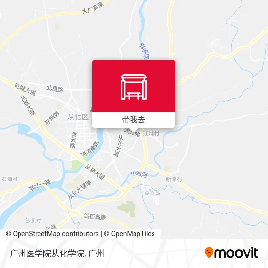 广州医学院从化学院地图