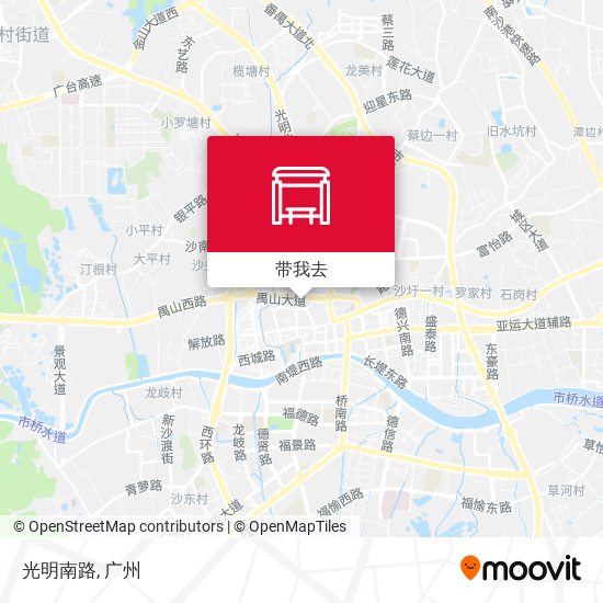 光明南路地图