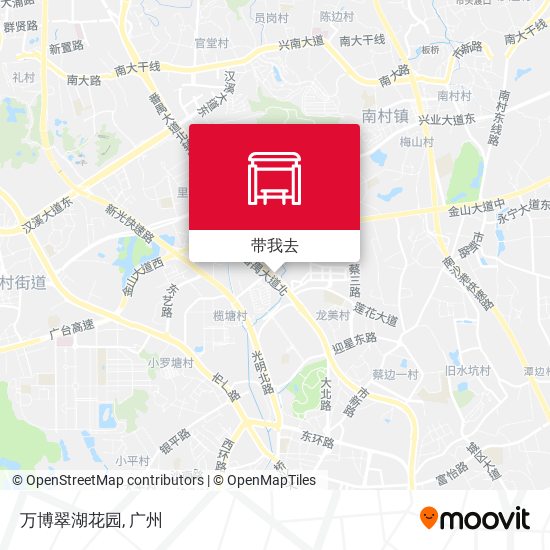 万博翠湖花园地图