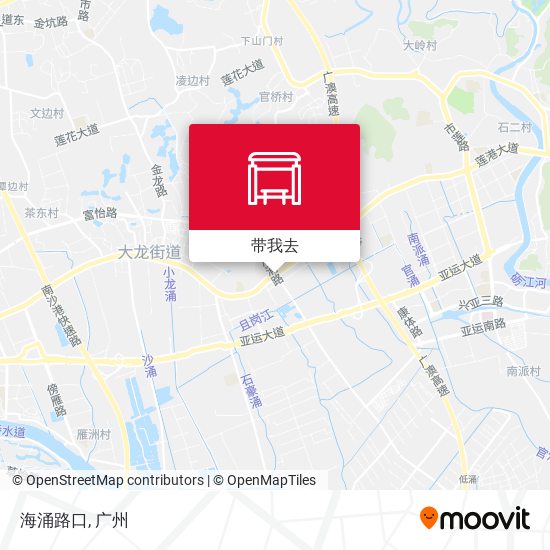 海涌路口地图