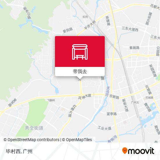 毕村西地图