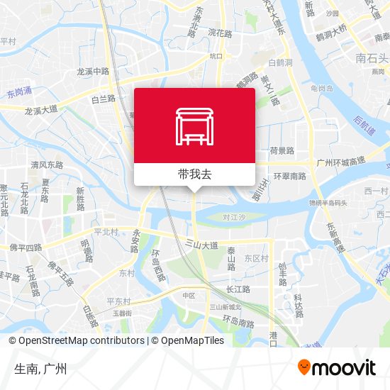 生南地图