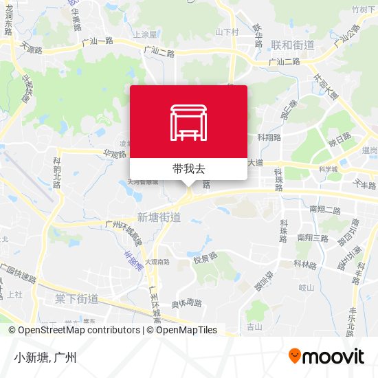 小新塘地图
