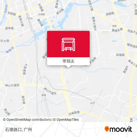 石塘路口地图