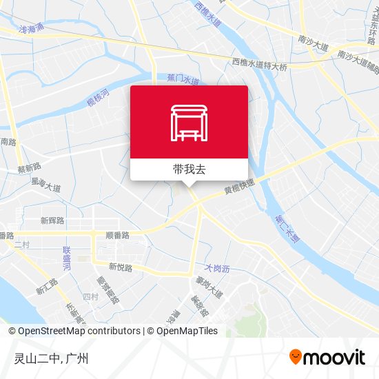 灵山二中地图