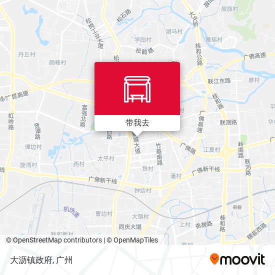大沥镇政府地图