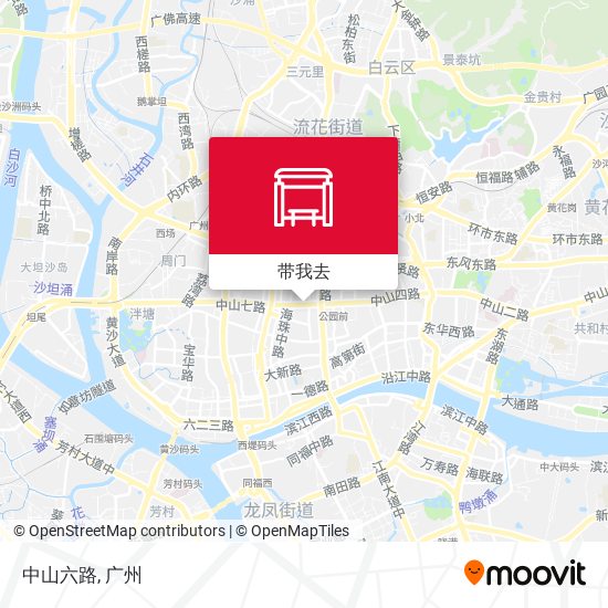 中山六路地图
