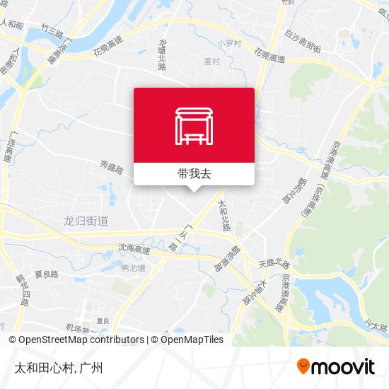 太和田心村地图