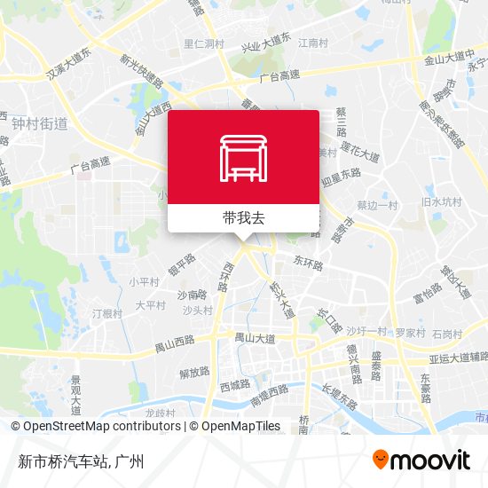 新市桥汽车站地图