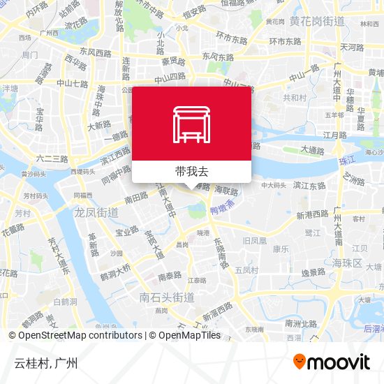 云桂村地图