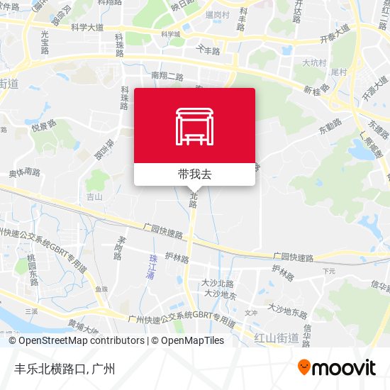 丰乐北横路口地图