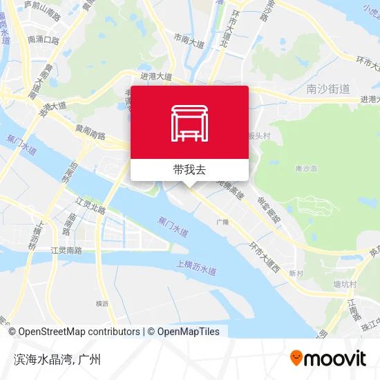 滨海水晶湾地图