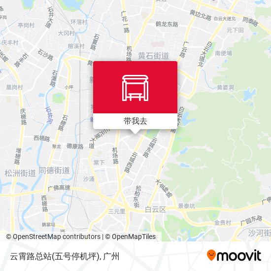 云霄路总站(五号停机坪)地图