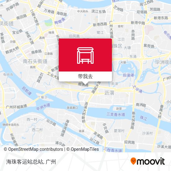 海珠客运站总站地图