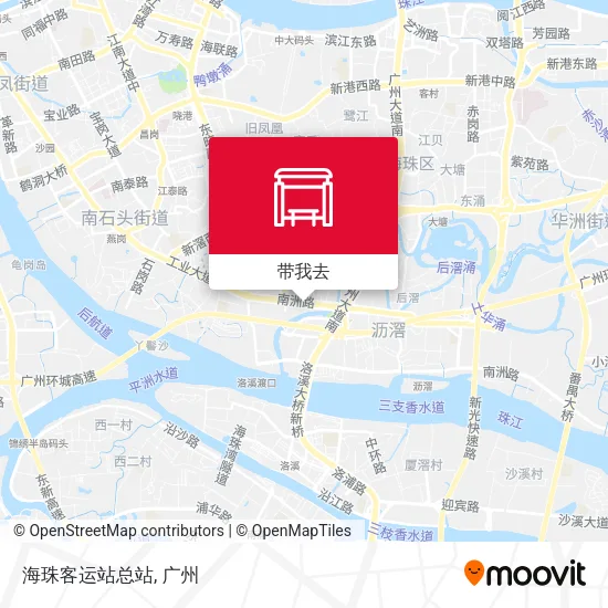 海珠客运站总站地图